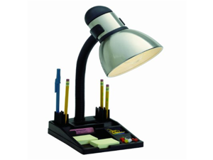 Satco Products 76/356 Organizer Desk Lamp, Steel/Black Satco Products 76/356 Organizer Desk Lamp, Steel/Black