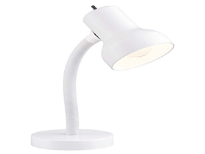 Satco Products SF77/538 Goose Neck Desk Lamp, White Satco Products SF77/538 Goose Neck Desk Lamp, White