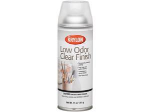 Krylon 227037 Low Odor Clear Finish Aerosol Spray-Gloss-11 Ounces Krylon 227037 Low Odor Clear Finish Aerosol Spray-Gloss-11 Ounces