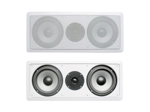 Acoustic Audio CS-IW26CC In-Wall Dual 6.5" Center Channel Speaker 250 Watts Acoustic Audio CS-IW26CC In-Wall Dual 6.5" Center Channel Speaker 250 Watts