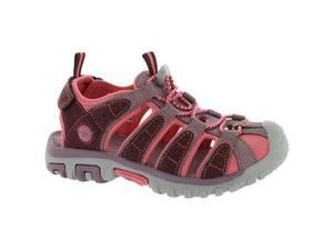 Hi-Tec Shore Kids Closed-Toe Sandals Water Friendly with Hook-and-Loop fastener - Size 2 (Plum) Hi-Tec Shore Kids Closed-Toe Sandals Water Friendly with Hook-and-Loop fastener - Size 2 (Plum)