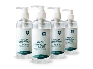 4 Pack 10oz Hand Sanitizer Gel With Easy Dispensing Pump 4 Pack 10oz Hand Sanitizer Gel With Easy Dispensing Pump