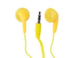 Vibe Color Tunes Vs-120-Ylw In-Ear Stereo Headphones (Yellow) - Retail Hanging P