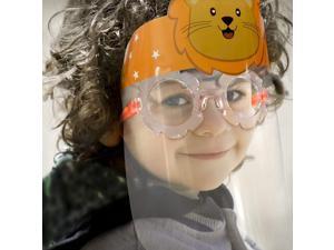 48 Pack - KIDS Glasses-Style Reusable Protective Full Face Shields 48 Pack - KIDS Glasses-Style Reusable Protective Full Face Shields