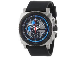 Columbia AQ Alti Analog Water Resistant Black Silicone Strap Watch - CA100-003 Columbia AQ Alti Analog Water Resistant Black Silicone Strap Watch - CA100-003