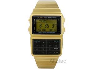 Men's Gold-Tone Casio Databank Telememo Calculator Watch DBC611G-1