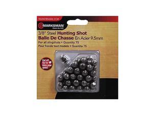 Marksman 3138 Hunting Shot For Sling Shots 3/8" Steel 75 Count Marksman 3138 Hunting Shot For Sling Shots 3/8" Steel 75 Count