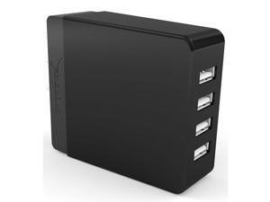 Sabrent 40 Watt/8 Amp 4-Port Rapid Smart USB Wall Charger AX-U4PB Sabrent 40 Watt/8 Amp 4-Port Rapid Smart USB Wall Charger AX-U4PB