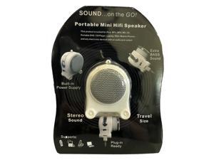 Pony Portable Mini Hifi Rechargeable Speaker with Extra Bass Sound MP3 Player - White Pony Portable Mini Hifi Rechargeable Speaker with Extra Bass Sound MP3 Player - White