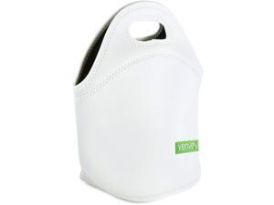 Venvex Neoprene Insulated Lunch Bag, Reusable, Lunch Tote Bag, White Venvex Neoprene Insulated Lunch Bag, Reusable, Lunch Tote Bag, White