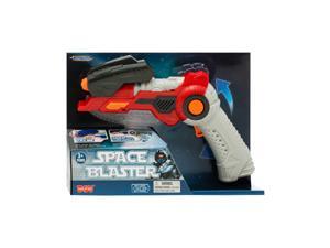 Lasertech Space Blaster Toy Gun and Sword 2-in-1 Light Up Weapon for Kids - Red Lasertech Space Blaster Toy Gun and Sword 2-in-1 Light Up Weapon for Kids - Red