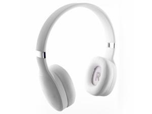 Bluetooth Deep Bass Over-Ear Hi-Fi Wireless Headphones w/ Built-In Mic, White Bluetooth Deep Bass Over-Ear Hi-Fi Wireless Headphones w/ Built-In Mic, White