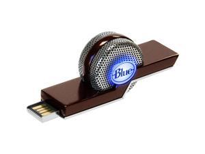 Blue TIKI Noise Canceling Laptop USB Microphone for Skype and Recording Blue TIKI Noise Canceling Laptop USB Microphone for Skype and Recording