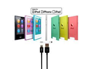 RND Apple Certified Lightning to USB 1.5FT Cable for iPhone (6/6 Plus/6S/6S Plus/5/5S/5C/SE) iPad (Pro/Air/Mini) iPod and Siri Remote Data Sync and Charge 8-Pin Cable (1.5 feet/.5 Meter/Black) RND Apple Certified Lightning to USB 1.5FT Cable for iPhone (6/6 Plus/6S/6S Plus/5/5S/5C/SE) iPad (Pro/Air/Mini) iPod and Siri Remote Data Sync and Charge 8-Pin Cable (1.5 feet/.5 Meter/Black)