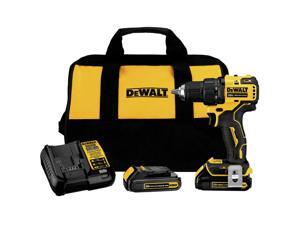 Refurbished: Dewalt DCD708C2R ATOMIC 20V MAX Brushless Lithium-Ion Compact 1/2 in. Cordless Drill Driver Kit (1.5 Ah)