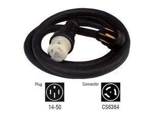 Generac 6390 50 Amp 50 ft. NEMA 1450 M/Locking CS6364 F Generator Power Cord Generac 6390 50 Amp 50 ft. NEMA 1450 M/Locking CS6364 F Generator Power Cord
