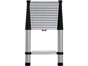 Aluminum Telescopic Extension Ladder, 18 Ft, 300Lb Aluminum Telescopic Extension Ladder, 18 Ft, 300Lb