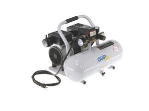 Quipall 2-1-SIL-AL 1 HP 2 Gallon Oil-Free Hotdog Air Compressor
