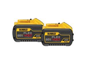 DeWALT DCB609-2 20-Volt/60-Volt 9.0Ah MAX FLEXVOLT Lithium-Ion Battery - 2 Pack
