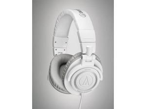 Audio Technica ATH-M50x Closed-Back Monitoring Headphones (White)