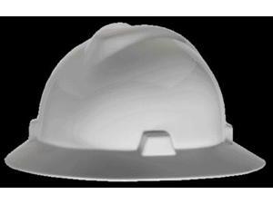 Msa Full Brim Hard Hat, 4 pt. Pinlock Suspension, White, Hat Size: 6-1/2 to 8 Msa Full Brim Hard Hat, 4 pt. Pinlock Suspension, White, Hat Size: 6-1/2 to 8