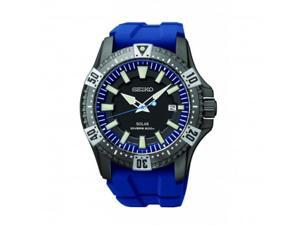 Seiko SNE283 Solar Grey Dial Blue Rubber Divers Men's Watch Seiko SNE283 Solar Grey Dial Blue Rubber Divers Men's Watch