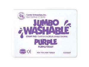 Center Enterprises Inc - Jumbo Washable Stamp Pad - Purple Center Enterprises Inc - Jumbo Washable Stamp Pad - Purple