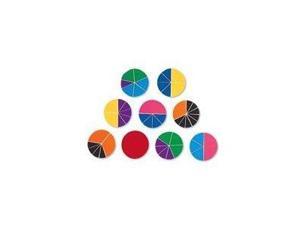 LEARNING RESOURCES LER0617 DELUXE RAINBOW FRACTION CIRCLES-51/PK