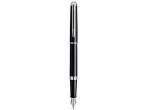 Waterman Hémisphère Dlx CT Black Fountain Pen Medium Pt Waterman Hémisphère Dlx CT Black Fountain Pen Medium Pt