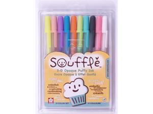 Souffle Opaque Puffy Ink Pens 10/Pkg-Assorted Colors Souffle Opaque Puffy Ink Pens 10/Pkg-Assorted Colors