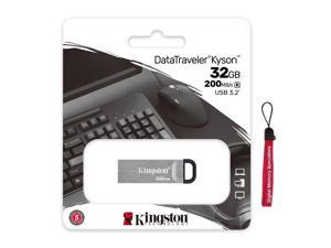 Kingston 32GB DataTraveler Kyson DTKN 32G USB 3.2 Gen 1 Metal Flash Drive DTKN/32GB with OEM USB Lanyard