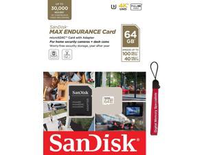 SanDisk Max Endurance Scheda MicroSD per Videosorveglianza da 32 GB 100MB/s 