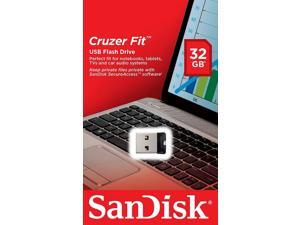 Sandisk Cruzer Fit 32GB  USB Flash Pen Drive SDCZ33 CZ33 Mini Memory Disk - Pack of 2