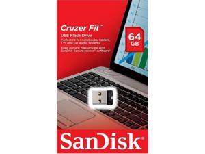 Sandisk 64GB Cruzer Fit CZ33 USB 2.0 Flash Drive (SDCZ33-064G-B35)