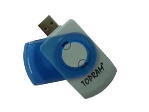 TOPRAM USB 2.0 micro SD SDHC SDXC High Speed Multi Function Card Reader R5, support Samsung Kingston SanDisk 4GB 8GB 16GB 32GB 64GB capacity - OEM