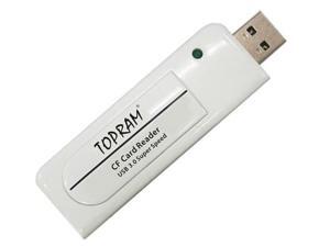 TOPRAM RV34 USB 3.0 CF CompactFlash Card Reader Support Kingston SanDisk up to 128GB Capacity TOPRAM RV34 USB 3.0 CF CompactFlash Card Reader Support Kingston SanDisk up to 128GB Capacity