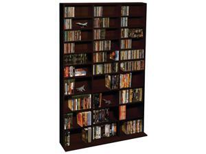 Atlantic Oskar 1080 Media Storage Wall Unit, 40"W x 71.25"H x 9.13"D - Espresso Atlantic Oskar 1080 Media Storage Wall Unit, 40"W x 71.25"H x 9.13"D - Espresso