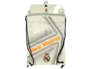 Real Madrid Soccer White Shoulder Sack Backpack by Rhinox Group 074701 Real Madrid Soccer White Shoulder Sack Backpack by Rhinox Group 074701