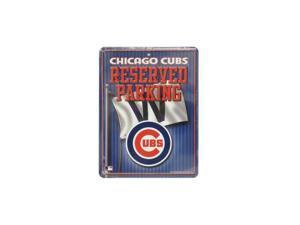 Chicago Cubs Metal Parking Sign Chicago Cubs Metal Parking Sign
