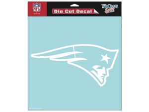 New England Patriots Official NFL 8x8 Die Cut Car Decal by Wincraft