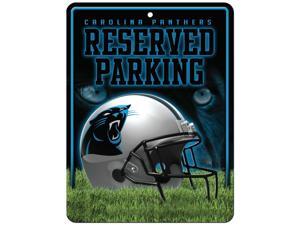 Carolina Panthers Official NFL Metal Parking Sign by Rico Industries 549909 Carolina Panthers Official NFL Metal Parking Sign by Rico Industries 549909