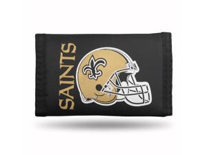New Orleans Saints Official NFL  Nylon Trifold Wallet by Rico Industries