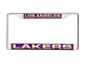 Los Angeles Lakers Official NBA License Plate Frame by Rico Industries 403409 Los Angeles Lakers Official NBA License Plate Frame by Rico Industries 403409