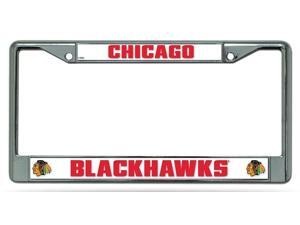 Chicago Blackhawks Official NHL License Plate Frame by Rico Industries 012342 Chicago Blackhawks Official NHL License Plate Frame by Rico Industries 012342