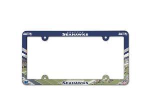 Seattle Seahawks Official NFL 12x6 Plastic License Plate Frame by Wincraft