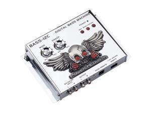 POWER ACOUSTIK BASS-12C BASS-12C Digital Bass Machine with Chrome Finish & Subsonic Filter POWER ACOUSTIK BASS-12C BASS-12C Digital Bass Machine with Chrome Finish & Subsonic Filter