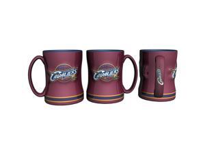 Cleveland Cavaliers Coffee Mug - 14oz Sculpted Relief Cleveland Cavaliers Coffee Mug - 14oz Sculpted Relief