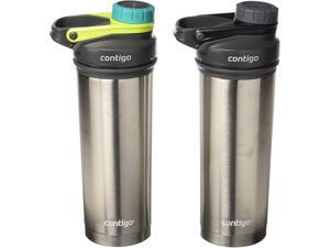 Contigo 2013637 Shake & Go Fit Stainless Steel Shaker Bottle, 24 oz, Flash, 2-Pack Contigo 2013637 Shake & Go Fit Stainless Steel Shaker Bottle, 24 oz, Flash, 2-Pack