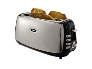 Oster TSSTJCPS01 4-Slice Extra wide and Long Slot Stainlesss Steel Toaster