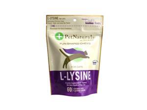 Pet Naturals of Vermont L-Lysine for Cats Chicken Liver - 60 Chewables Pet Supplements